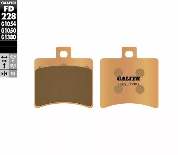 Galfer Brake Pad Pad Scooter Sintered Scooter FD228G1380