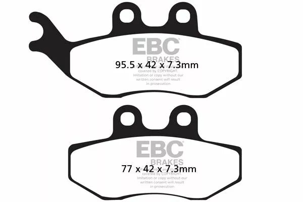 Brake pad EBC HH Sint Scooter SFA194HH