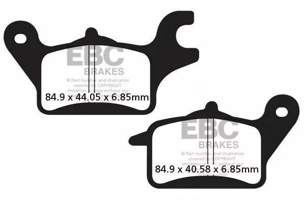 Brake pad freno EBC SFA Org Scooter SFA625
