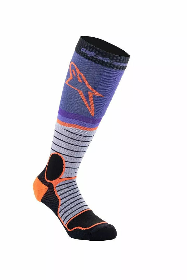 Alpinestars (MX) Sock MX Pro Pur/BK/Gy S 4701524-1207-S