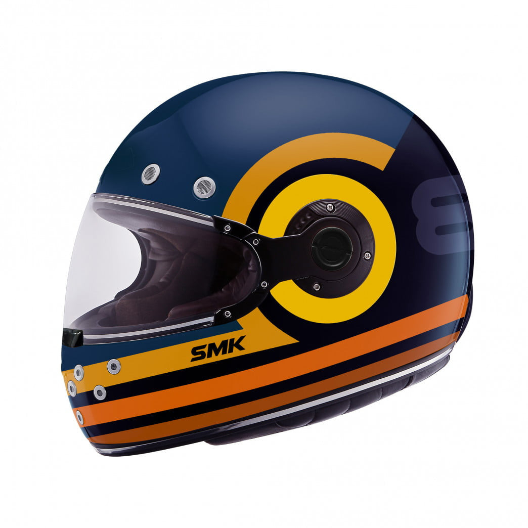 SMK Integral MC Helmet Retro Ranko Blue /Orange