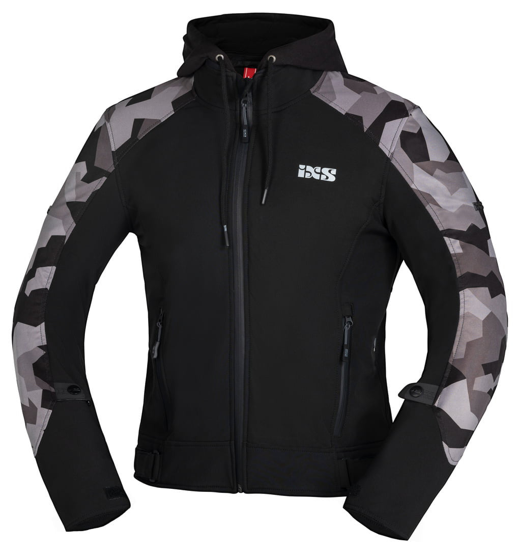 Giacca IXS SoftShell MC SO Moto nero /camo