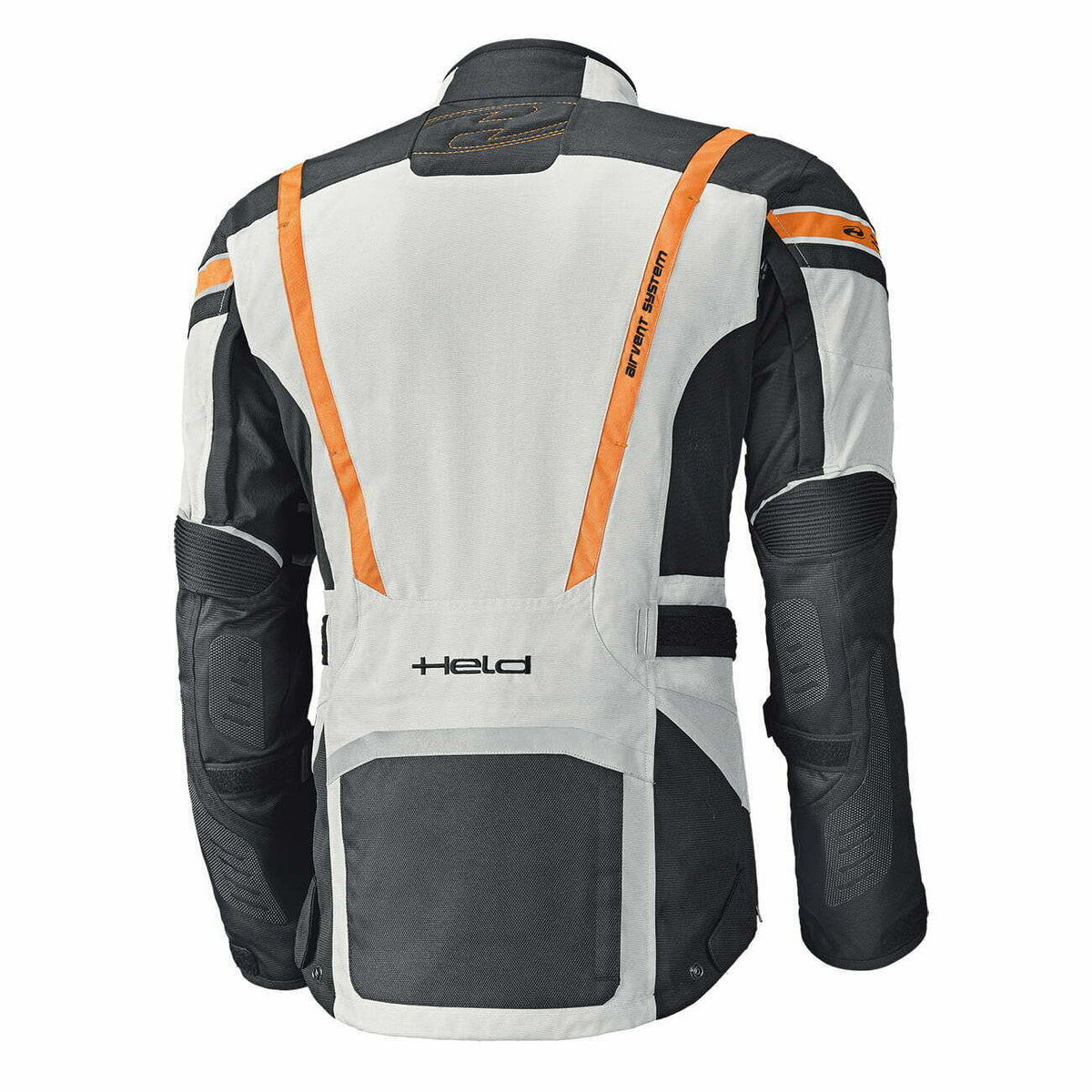 Testo tessile giacca MC Hakuna II Grey /Orange