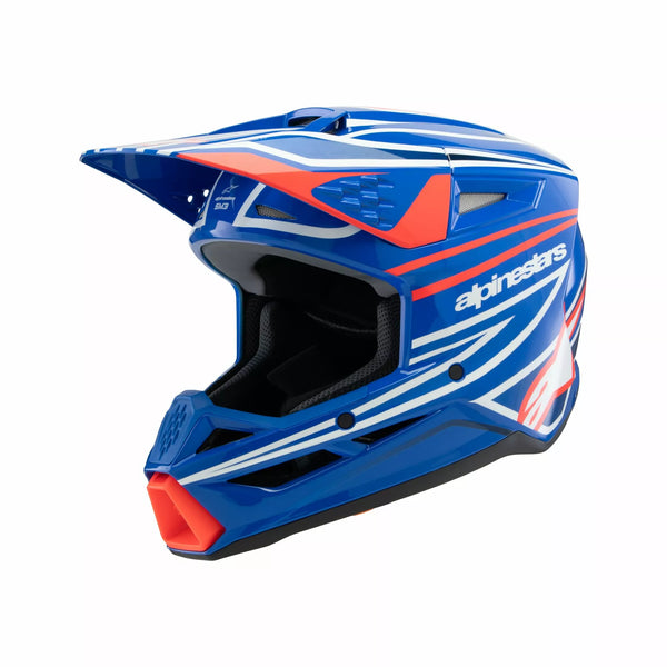 ALPINESTARS (MX) Casco YTH SM3 WURX BLU/ROSSO/W 8302125-7312-SYL