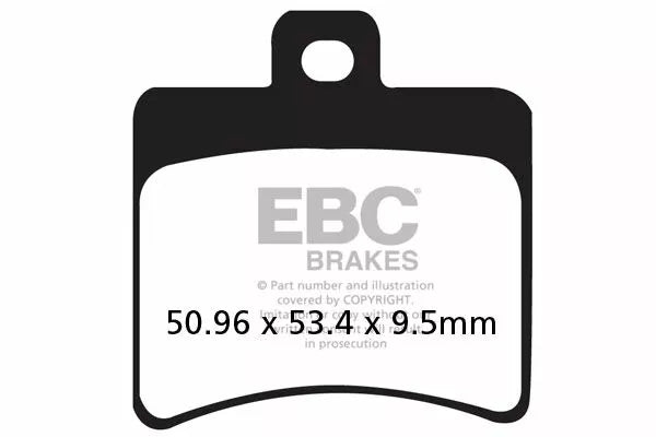 Brake pad hebc HH Sint Scooter SFA298HH