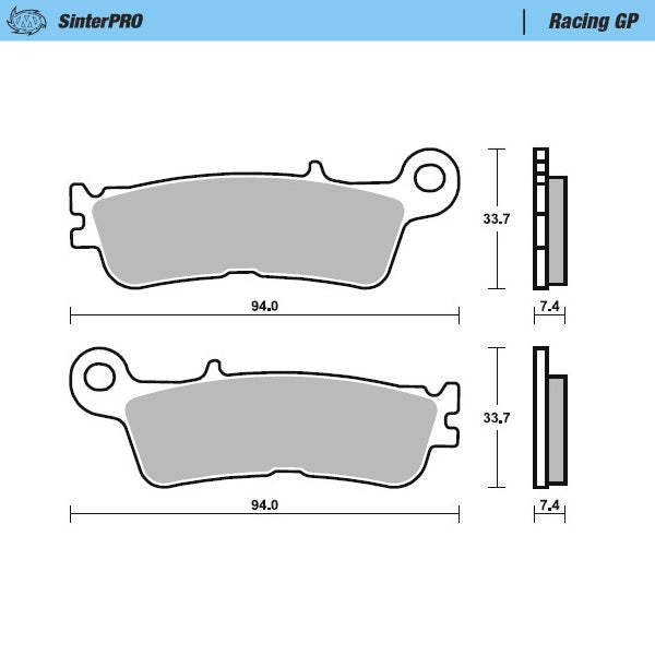 Brake Pad del moto-master Nitro 099821