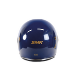 Casco SMK Jet MC Retro Seven Blue