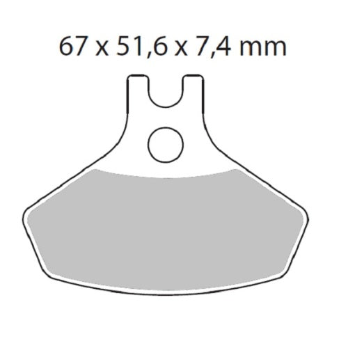 MOTO-MASTER BRAKE PAD NITRO 098621