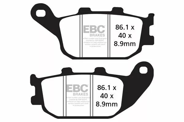 Brake pad EBC HH Sint Scooter SFA358HH