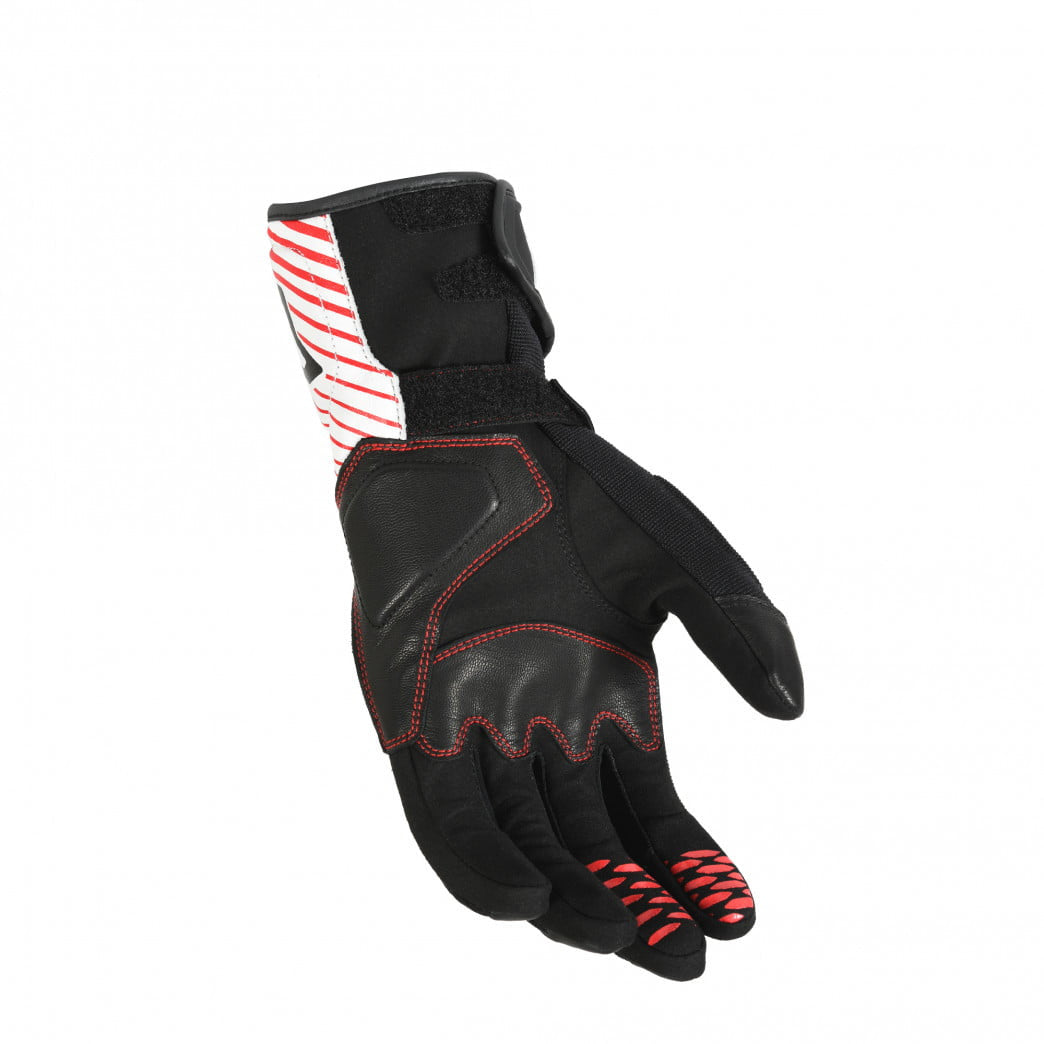 Macna mc-gloves tempo bianco /rosso