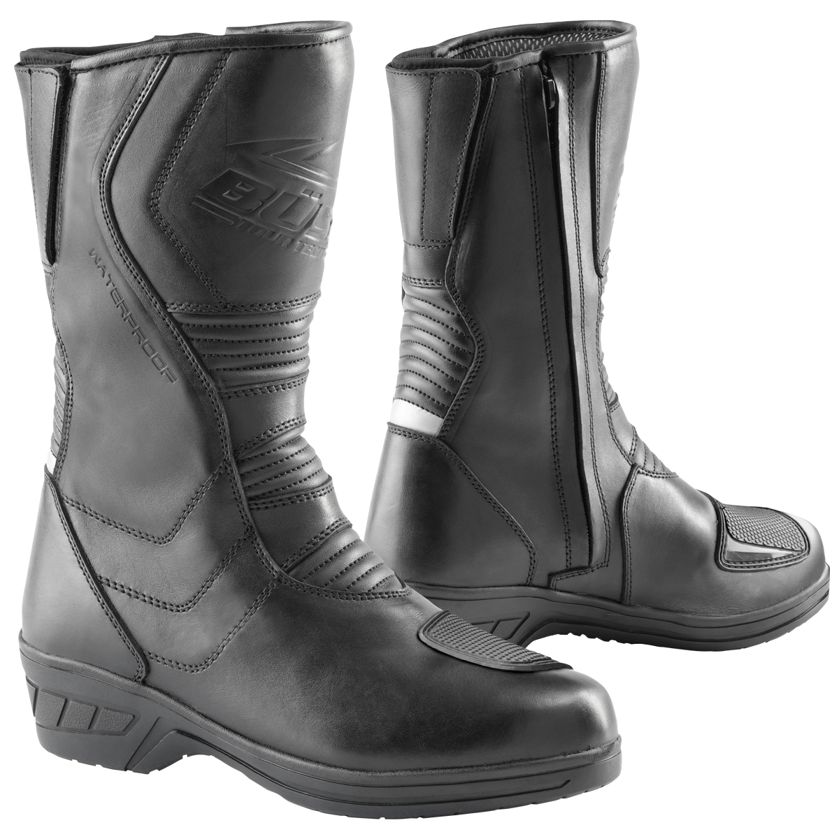 Büse Dam MC Boots D20 Black impermeabile