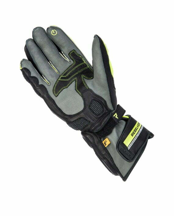 Rebelhorn Women MC-Gloves St Long Black /Influenza