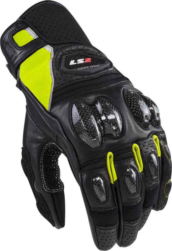 Glove LS2 Spark 2Herr Nero/Giallo