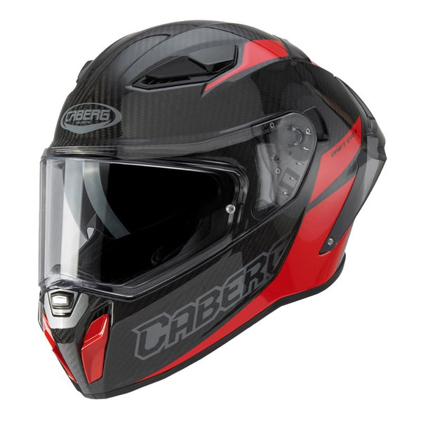 Caberg Integral Motorcycle Helmet Drift Evo II Carbon Nova Red 
