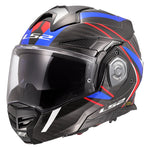 LS2 Openble MC Helmet Advant x Carbon Future White /Blue