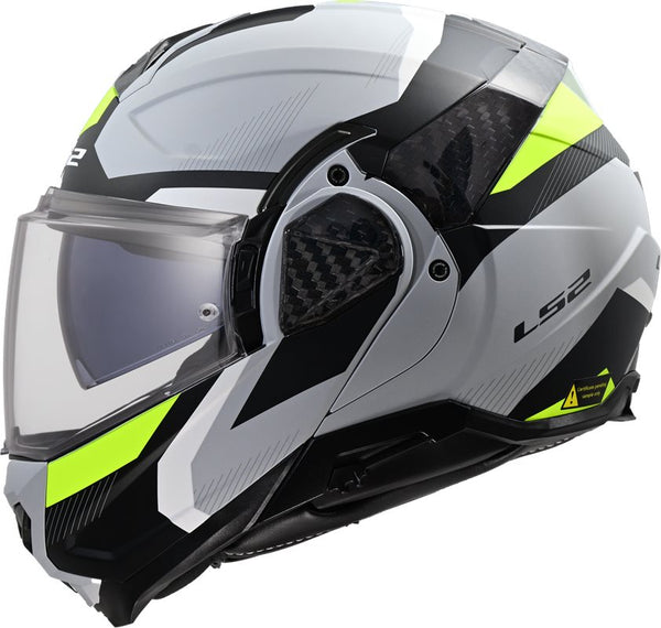 LS2 Openble MC Helmet Advant II Triple Light Grey