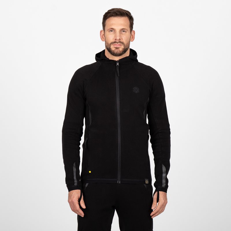 Maglione cappuccio Knox Shield maschi nero