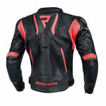 Combattente per la giacca di piombo MC Rebelhorn Black /Red