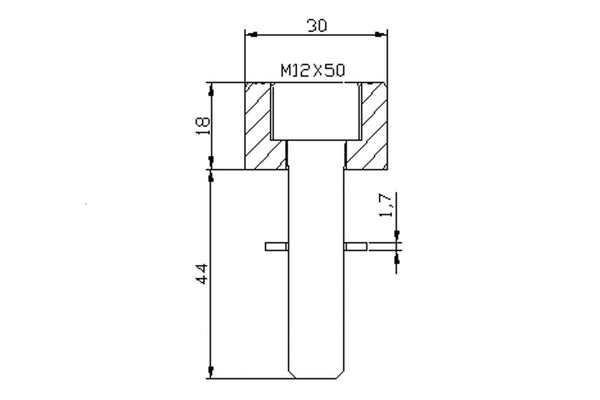 Specchio posteriore dell'adattatore hi-tech iv r nove t/s1000 r