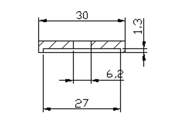 Adattatore Specchio posteriore hi-tech IV mod. Suzuki