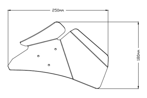 Deflettori kit sup. KTM 1090/1290 C/Trans.