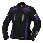 Ixs Lady Textile MC -Jacket Pacora -st Nero /Purple