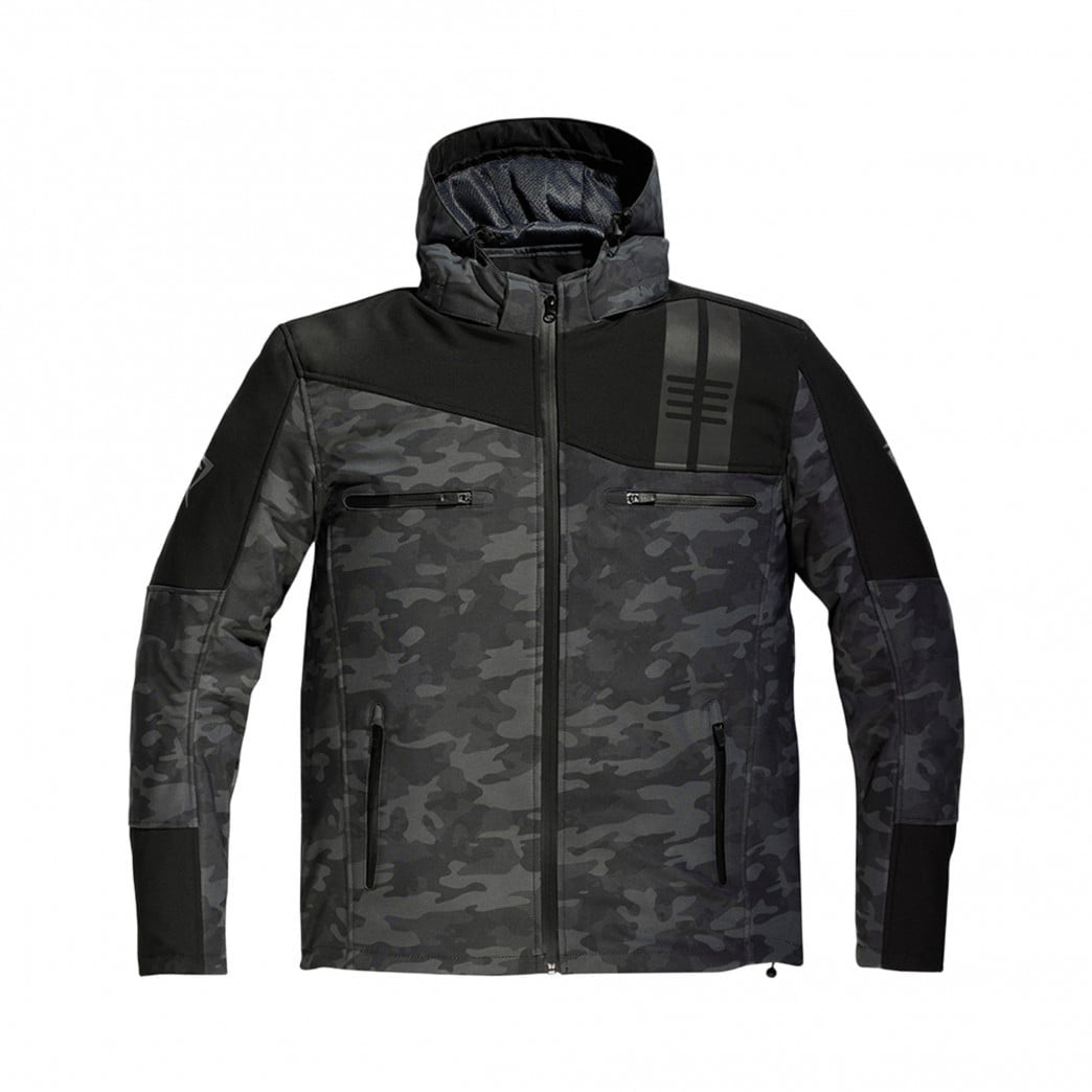 DiFi Softshell MC Giacca Jamie Black /Camo