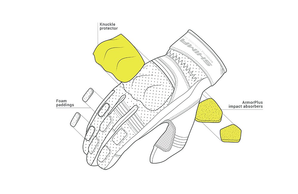 Shima Mc Gloves Aviator Black