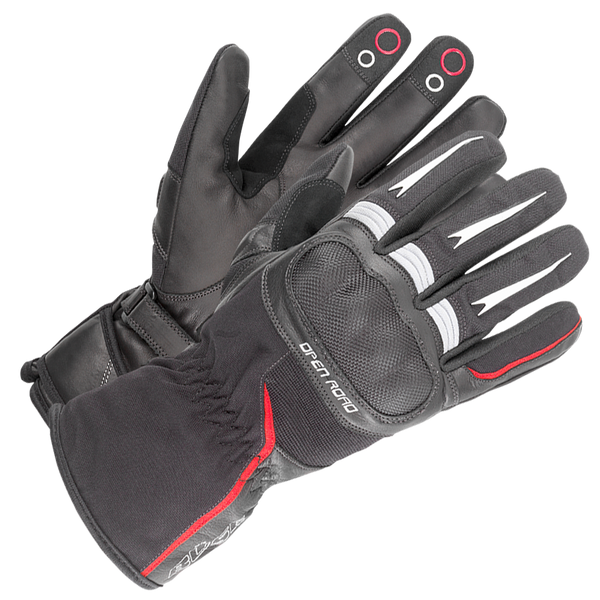 Büse MC Gloves Open Road Touring Black /Red