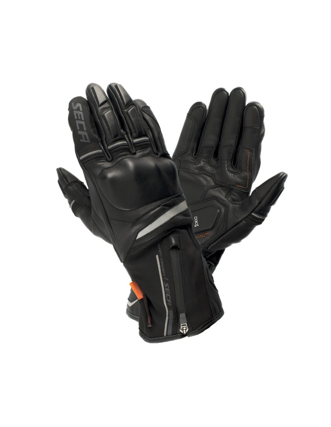 SECA MC Gloves Storm Black