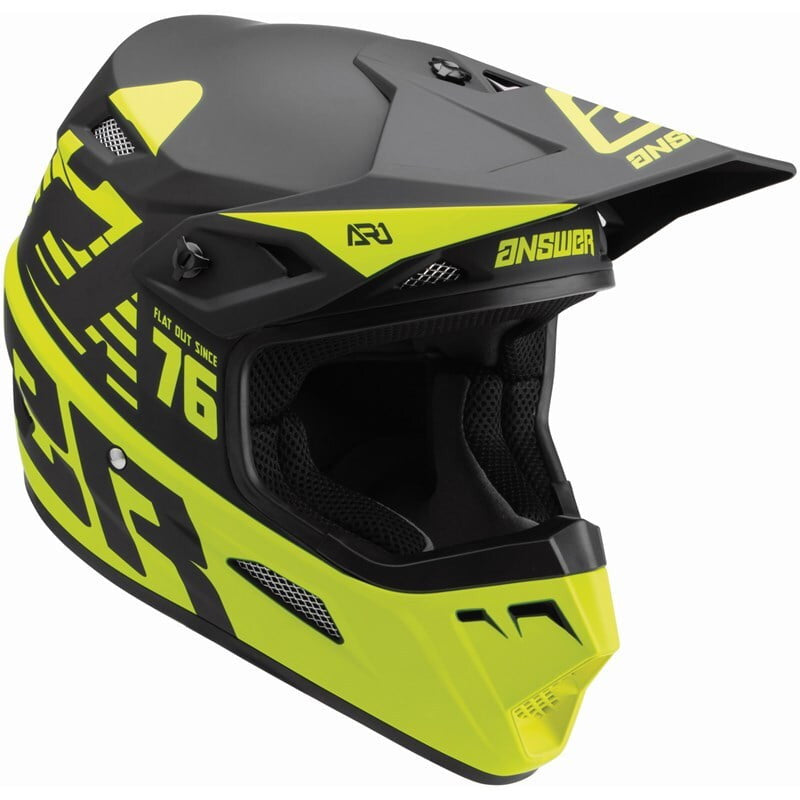 Risposta Cross MC Helmet AR1 Bold Black /FLU