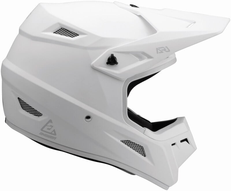 Risposta Barn Cross MC Helmet AR1 Solid White