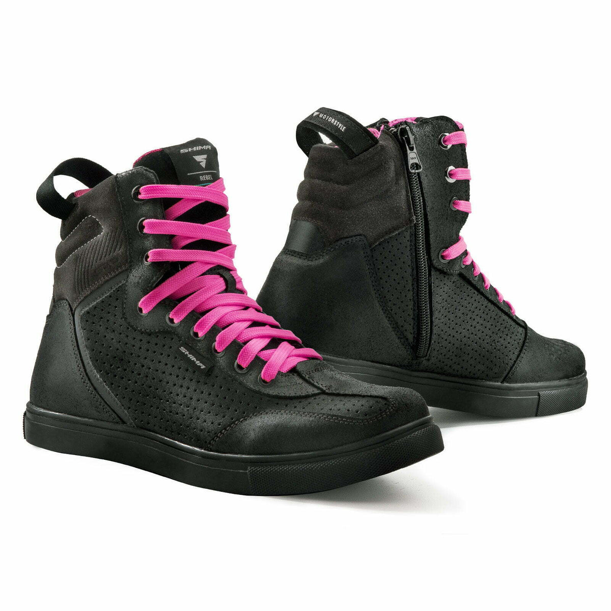 Shima Ladies MC-Shoes Rebel WP Black