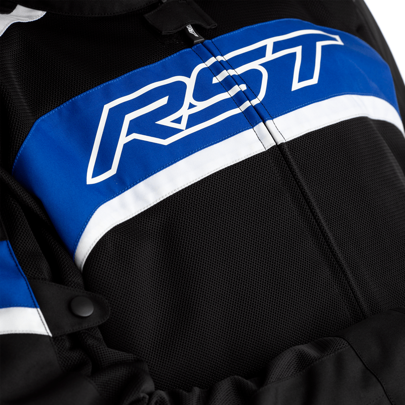 RST Textil Mc-Jacka Pilot Svart /Blå