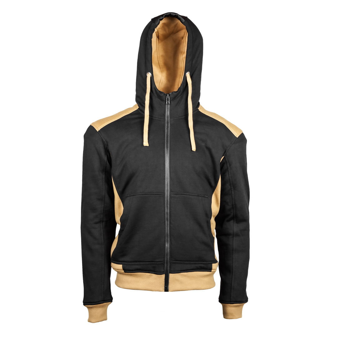 GMS Kevlar MC-Hoodie Grizzly Black /Beggie