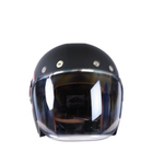 Casco SMK Jet MC retrò nero /rosso