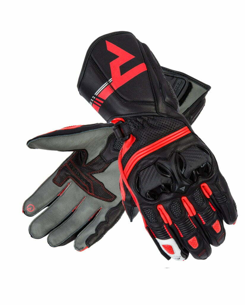 Rebelhorn Sport MC-Gloves St Long Black /Red