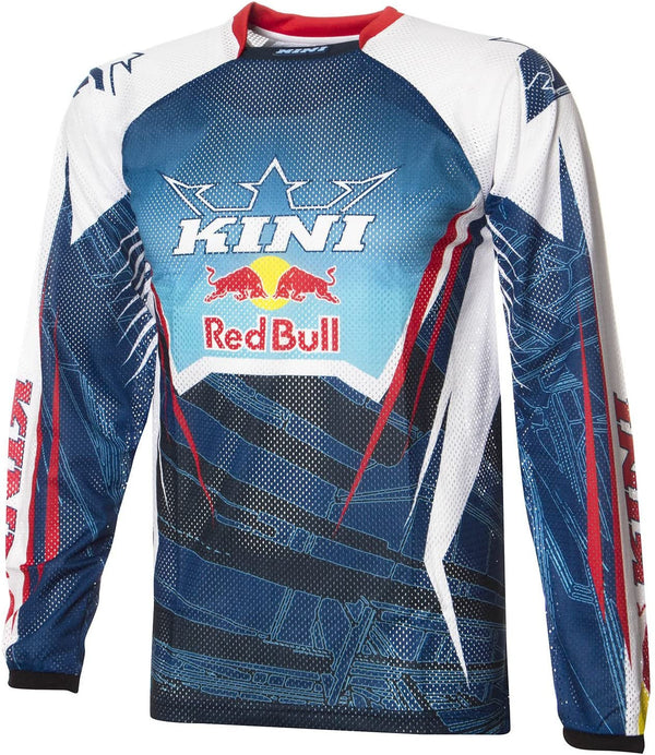 Shirt da competizione di Kini Red Bull Navy White Vented