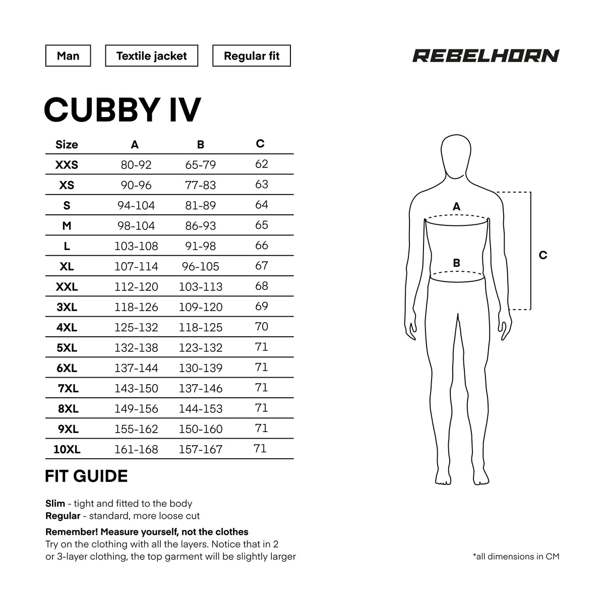 REBELHORN TESTILE MC GIACCA CUBBY IV NERO