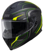 IXS Integral MC Helmet 1100 2.4 Matt Black /Flu