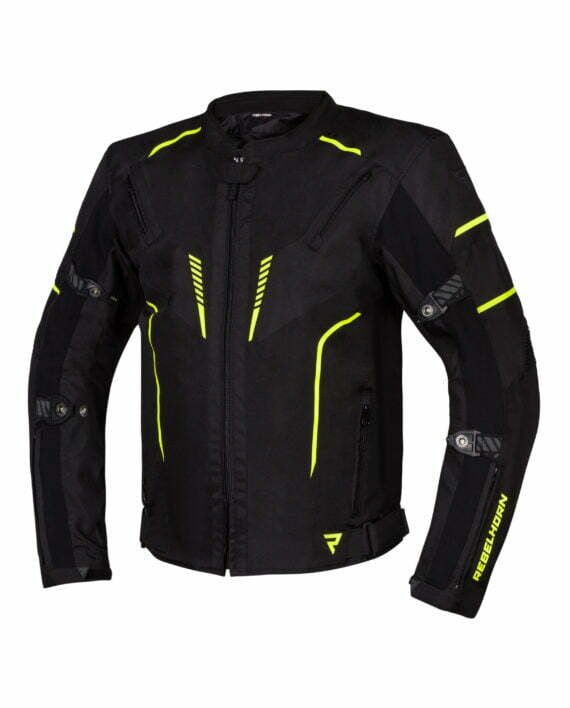 Rebelhorn Textile MC Jacket Blast Black /Flue