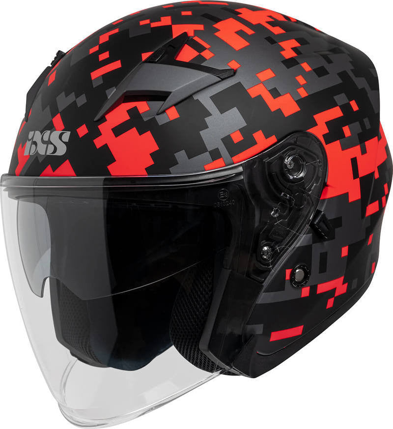 Ixs Open MC Celmet 99 2.0 Nero /rosso