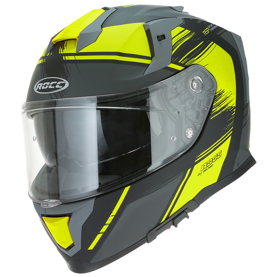 ROCC 341 Helmet MC integrale nero /influenza