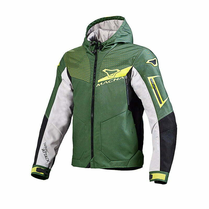 Macna Softshell MC jacket imbuz green