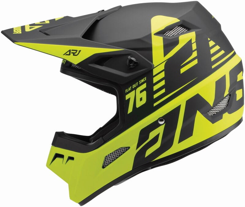 Risposta Cross MC Helmet AR1 Bold Black /FLU