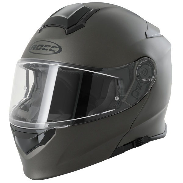 ROCC 830 Openble MC Helmet Titanium