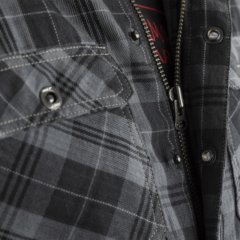 RST Kevlar MC Shirt Lumberjack nero