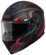 Casco MC integrale IXS 1100 2.4 Matt nero /rosso