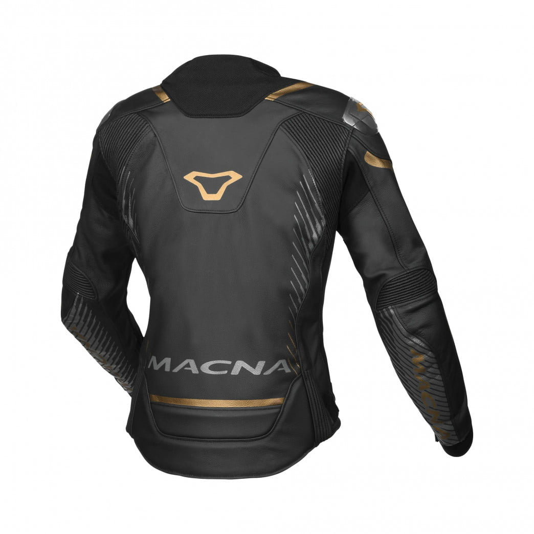 Macna Lady Leather MC Giacca Tronniq Nero /Gold