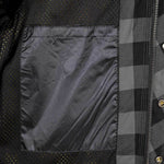 GMS Kevlar MC Shirt Jaguar Nero /Grigio